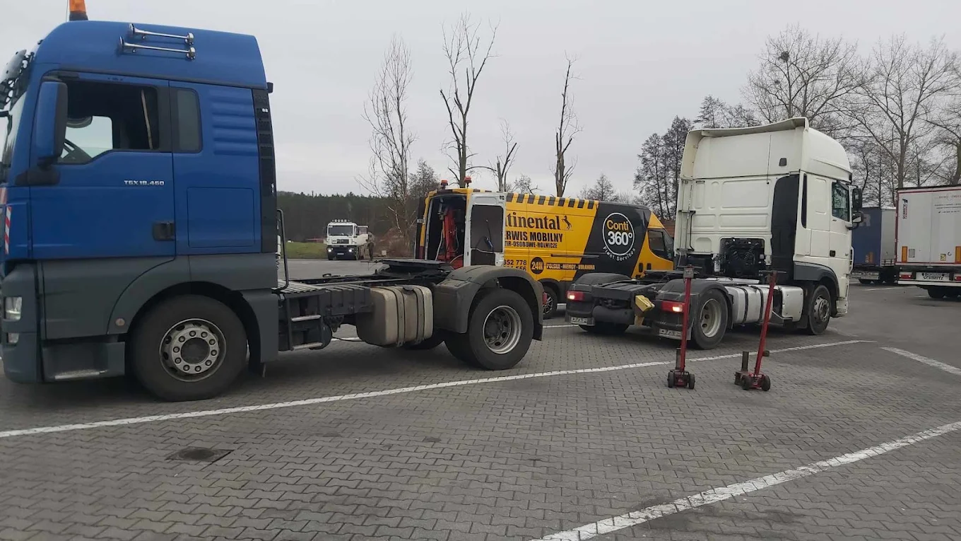 Serwis opon naczep i ciągników siodłowych